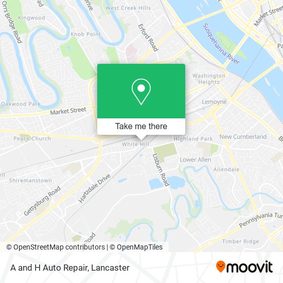 Mapa de A and H Auto Repair