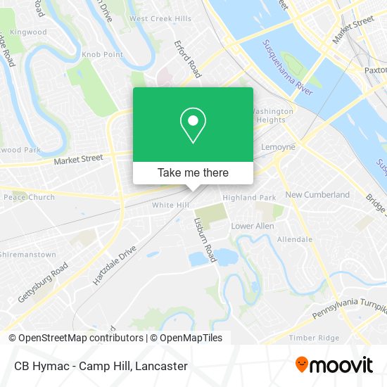 CB Hymac - Camp Hill map