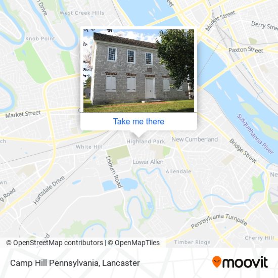Mapa de Camp Hill Pennsylvania