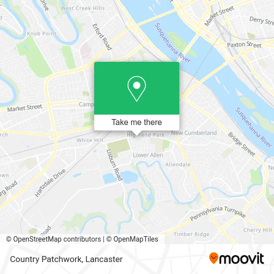 Country Patchwork map