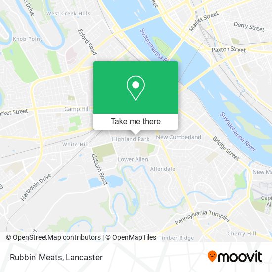Mapa de Rubbin' Meats