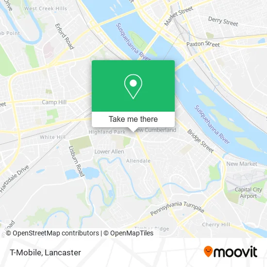 T-Mobile map