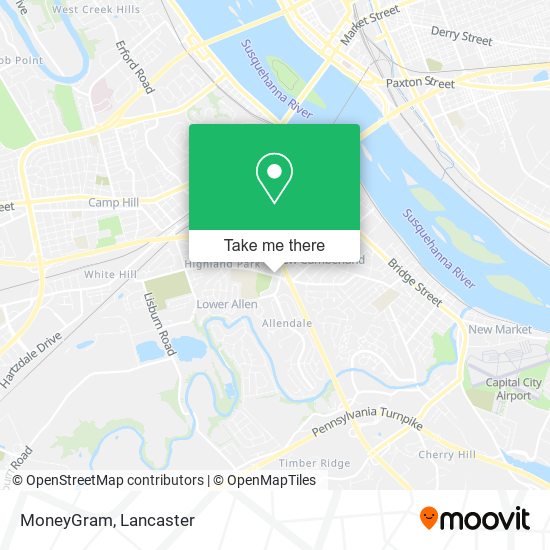 MoneyGram map