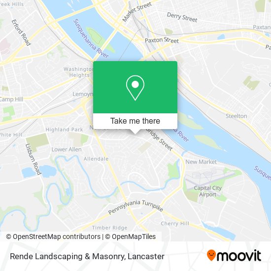 Rende Landscaping & Masonry map