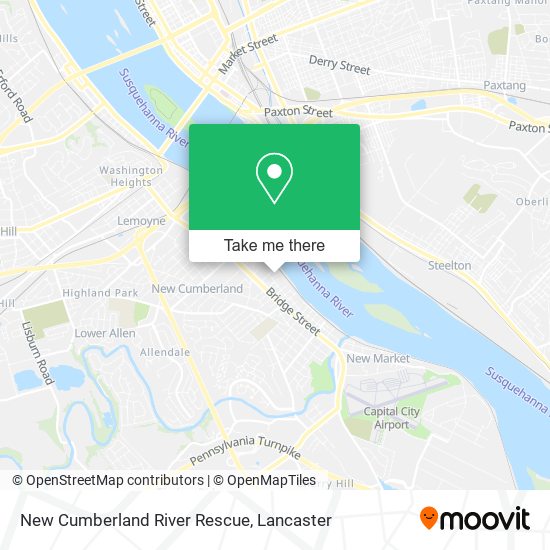 New Cumberland River Rescue map