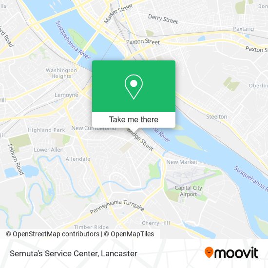 Semuta's Service Center map