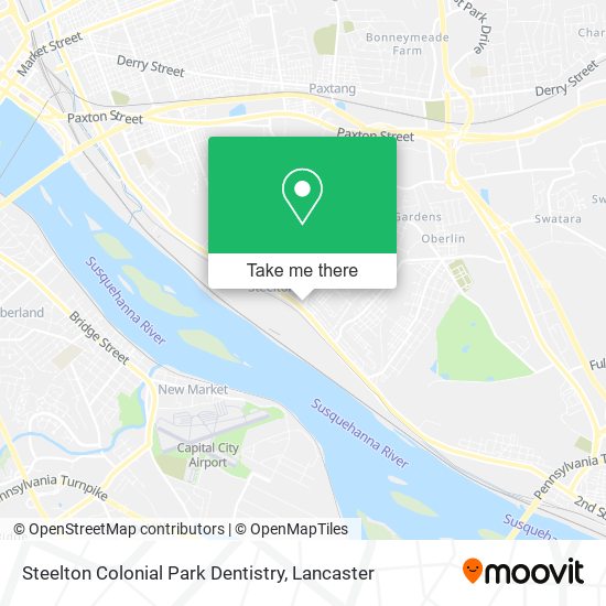 Steelton Colonial Park Dentistry map