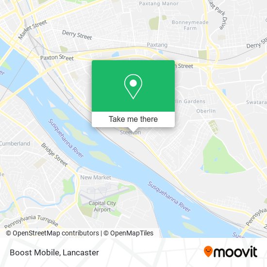 Mapa de Boost Mobile