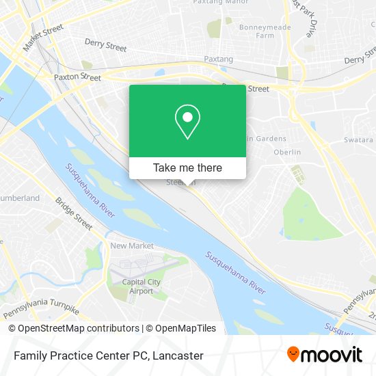 Mapa de Family Practice Center PC