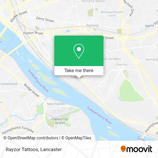 Rayzor Tattoos map