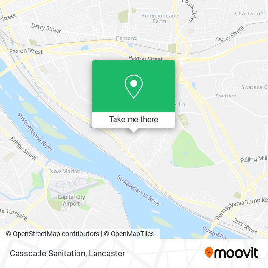 Mapa de Casscade Sanitation