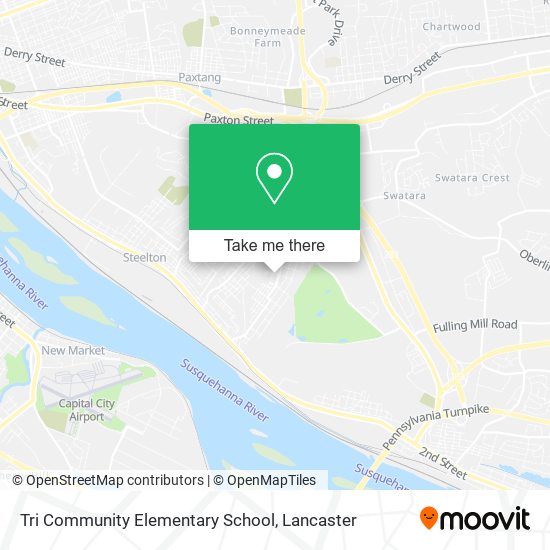 Tri Community Elementary School map