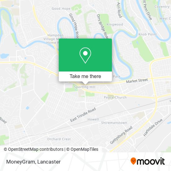 Mapa de MoneyGram