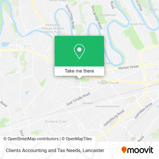 Clients Accounting and Tax Needs map
