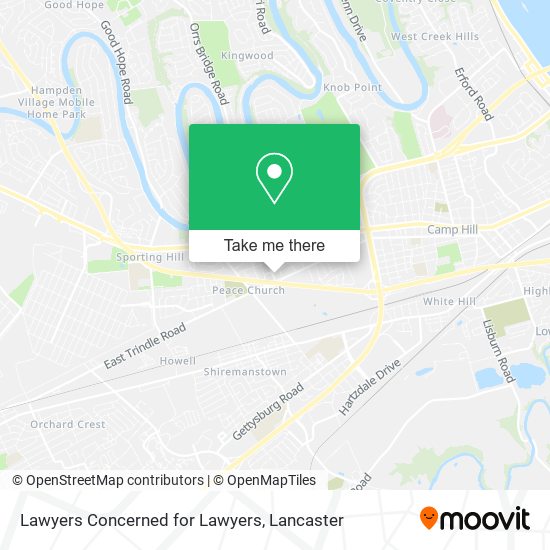 Mapa de Lawyers Concerned for Lawyers