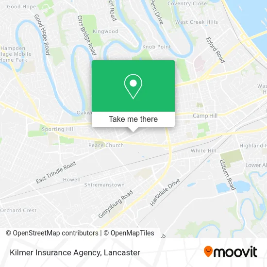 Kilmer Insurance Agency map