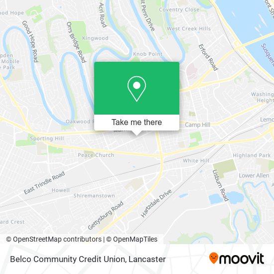 Mapa de Belco Community Credit Union