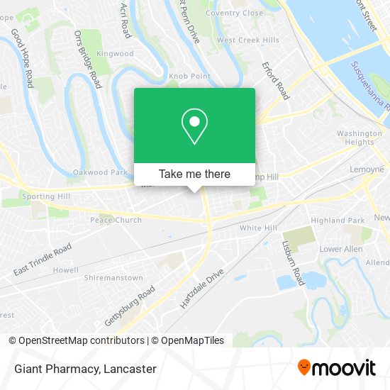 Mapa de Giant Pharmacy