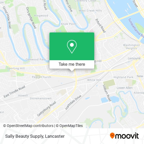 Sally Beauty Supply map