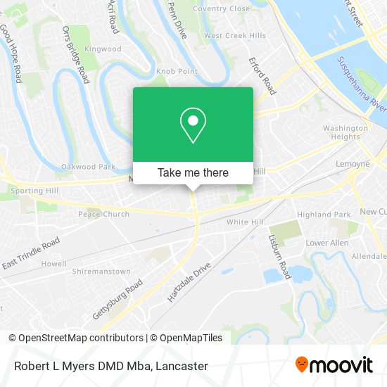 Mapa de Robert L Myers DMD Mba
