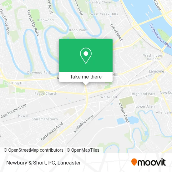 Newbury & Short, PC map