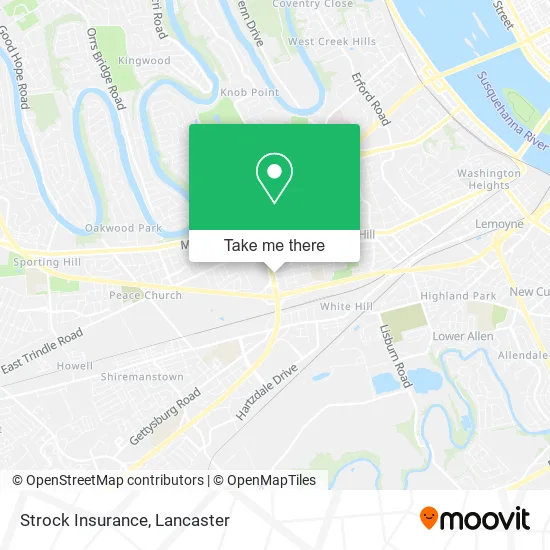 Strock Insurance map
