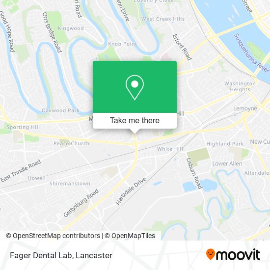 Mapa de Fager Dental Lab