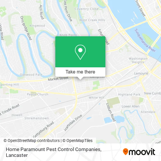 Home Paramount Pest Control Companies map