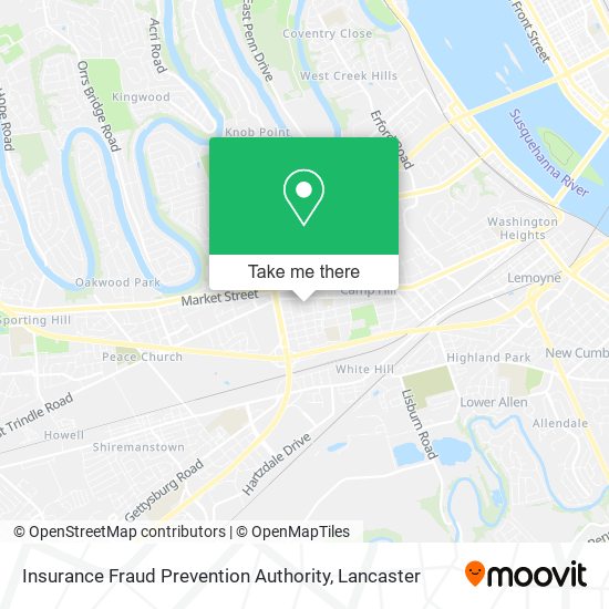 Mapa de Insurance Fraud Prevention Authority