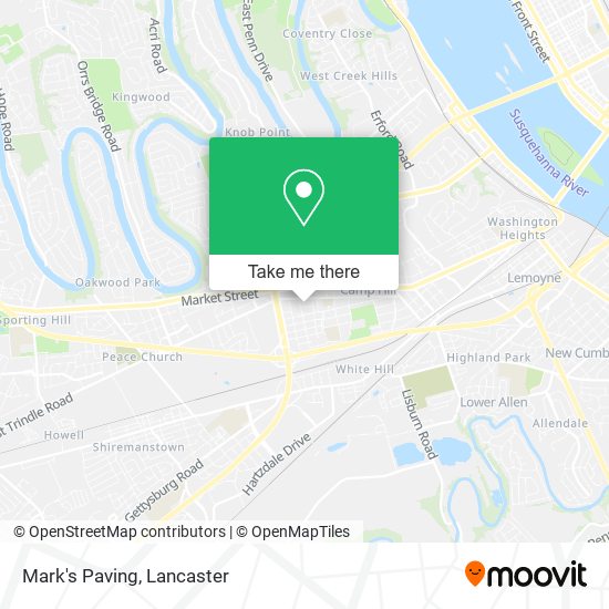 Mapa de Mark's Paving