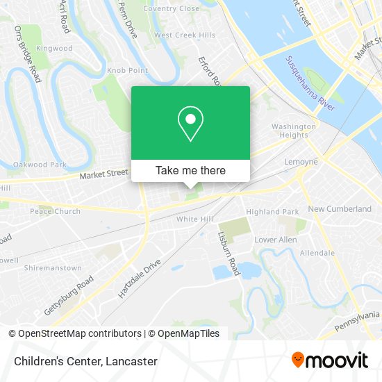 Children's Center map