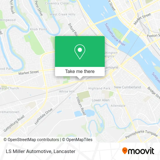 LS Miller Automotive map
