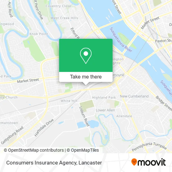 Consumers Insurance Agency map