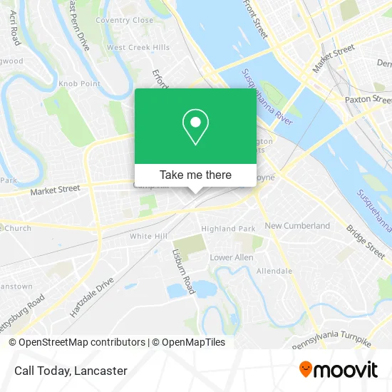 Call Today map