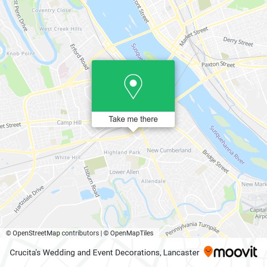 Crucita's Wedding and Event Decorations map