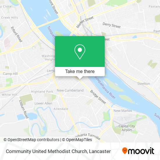 Mapa de Community United Methodist Church
