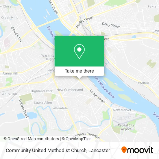 Community United Methodist Church map