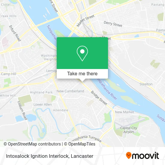 Intoxalock Ignition Interlock map