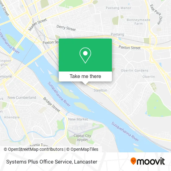 Systems Plus Office Service map