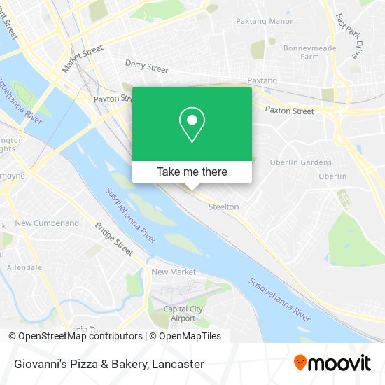 Giovanni's Pizza & Bakery map
