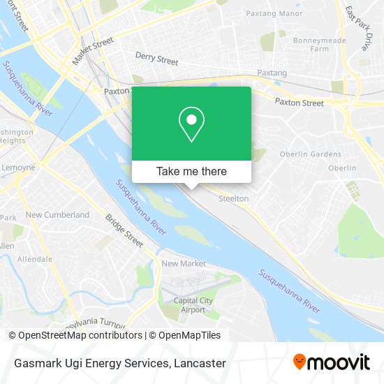Mapa de Gasmark Ugi Energy Services