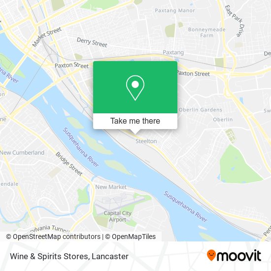 Wine & Spirits Stores map