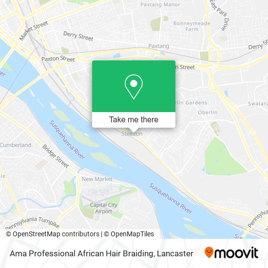 Ama Professional African Hair Braiding map