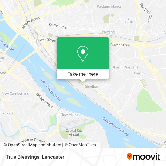 True Blessings map