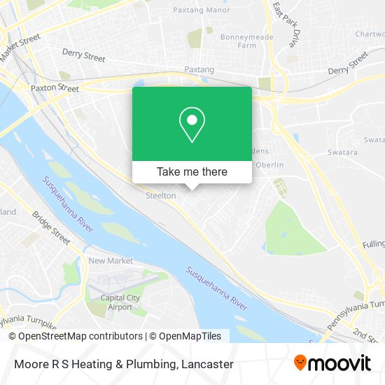 Moore R S Heating & Plumbing map