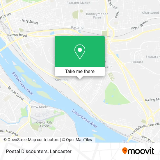 Postal Discounters map