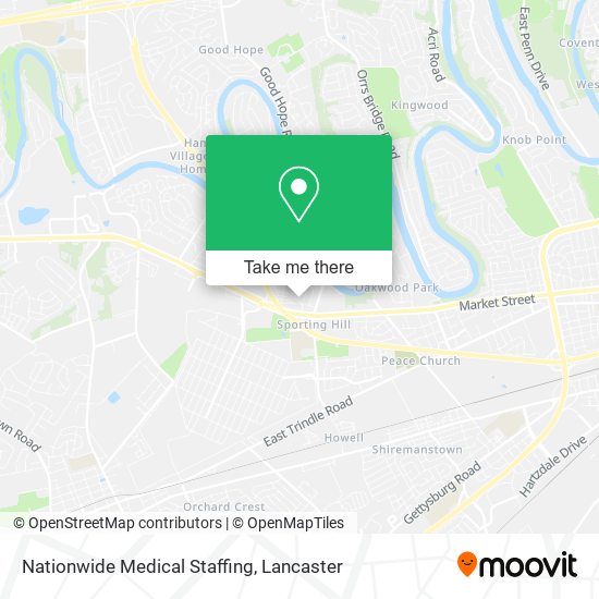 Nationwide Medical Staffing map