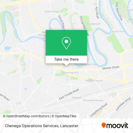Chenega Operations Services map
