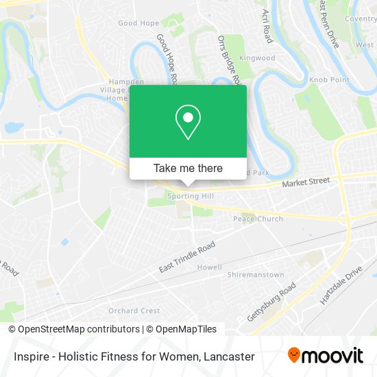 Inspire - Holistic Fitness for Women map