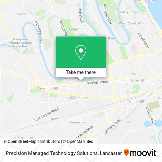 Mapa de Precision Managed Technology Solutions
